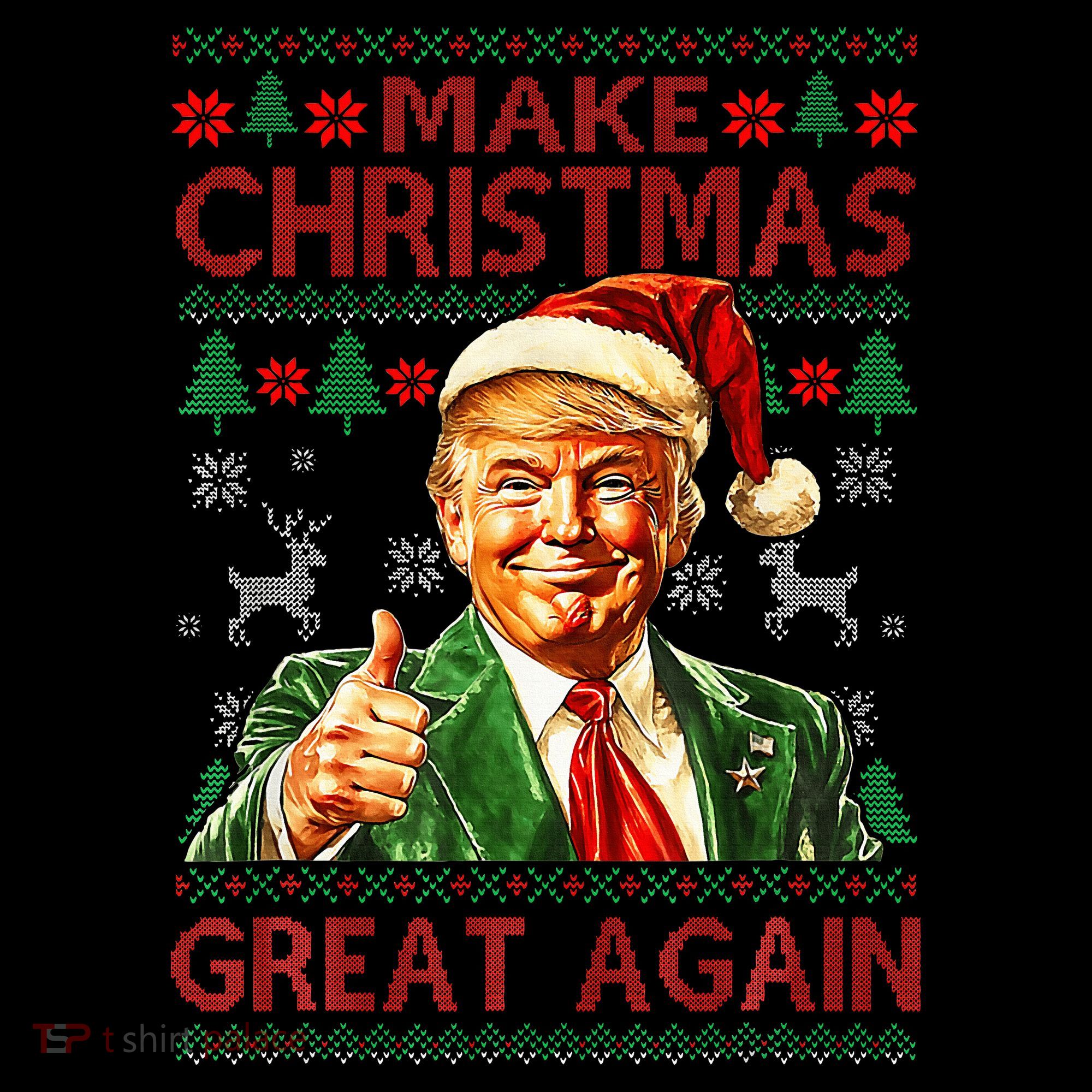 Make Christmas Great Again Doggie Tank