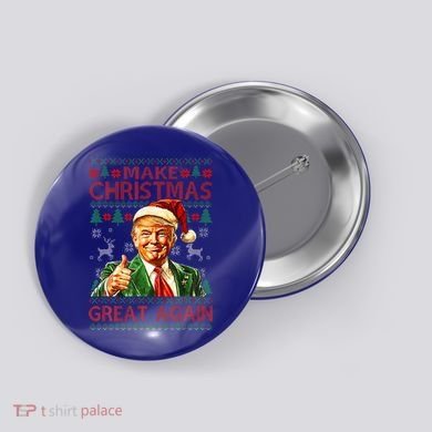 Make Christmas Great Again Button