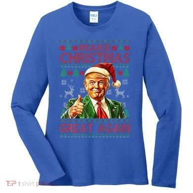 Make Christmas Great Again Women's Long Sleeve Shirt