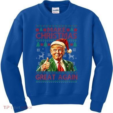 Make Christmas Great Again Kids Sweatshirt