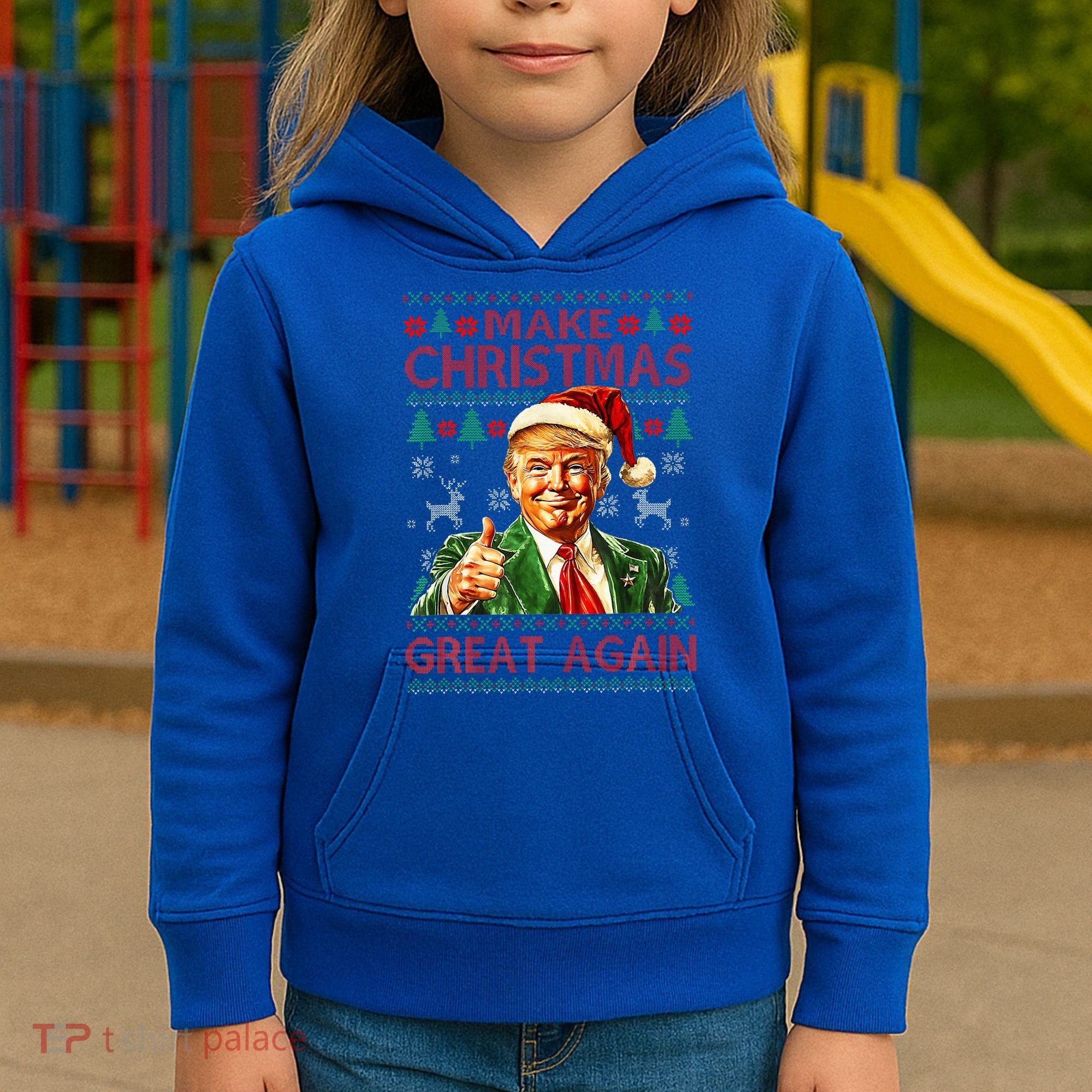 Make Christmas Great Again Kids Hoodie