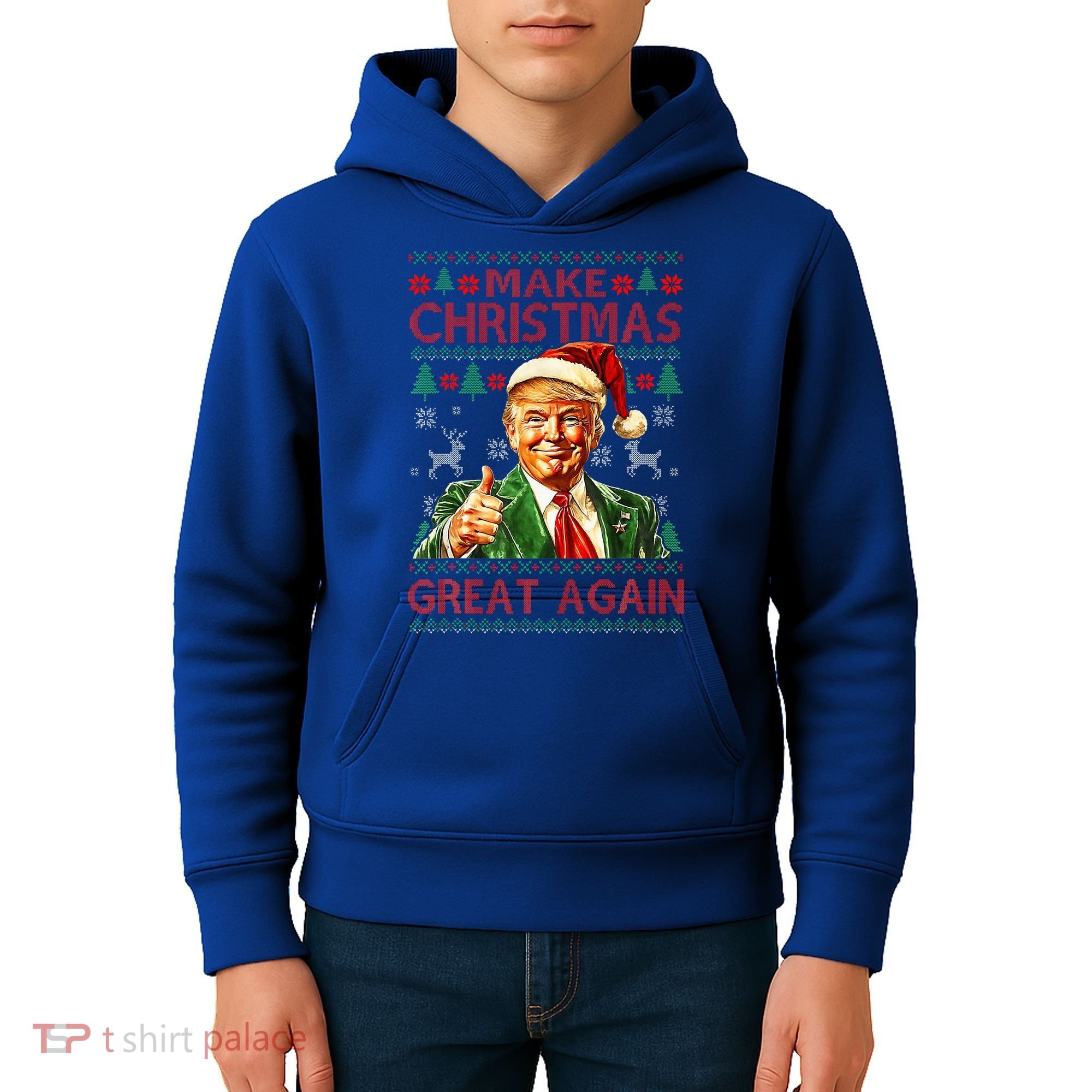 Make Christmas Great Again Kids Hoodie