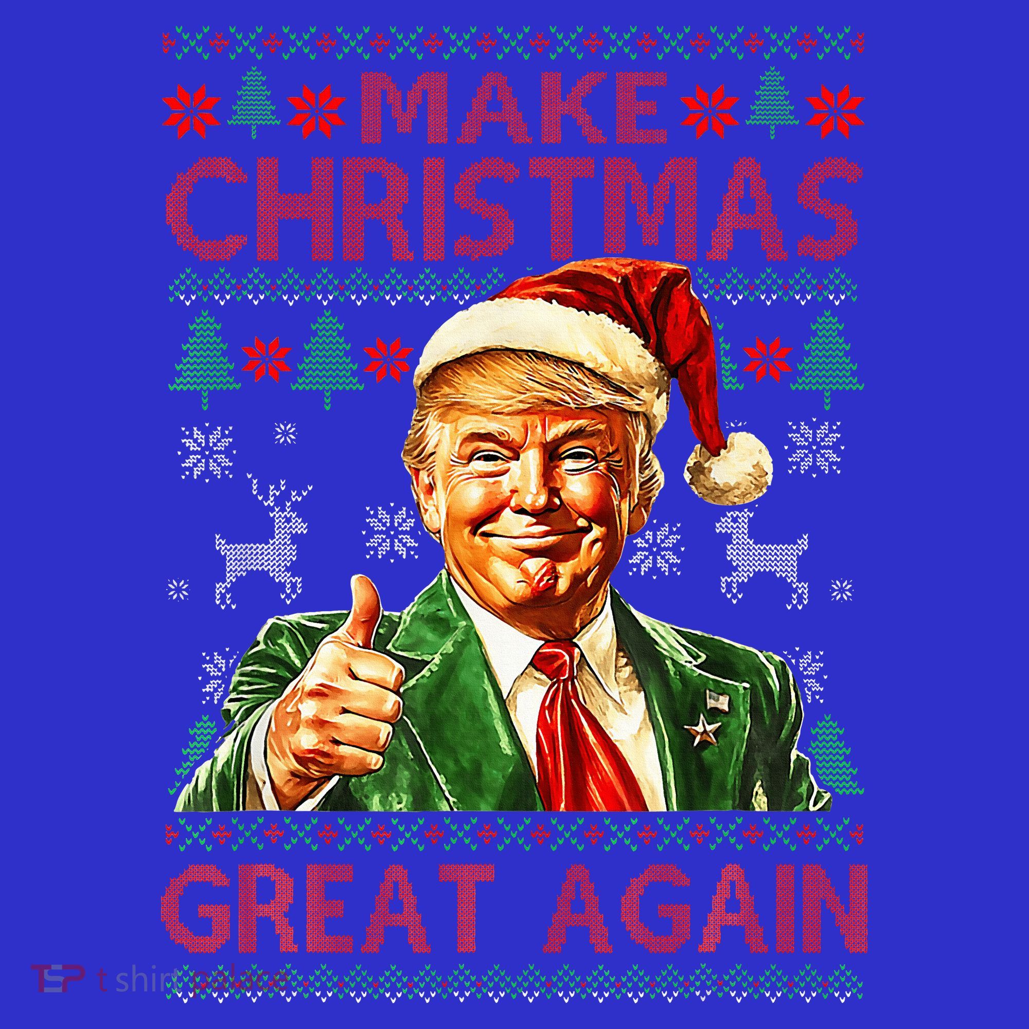 Make Christmas Great Again Kids Long Sleeve Shirt