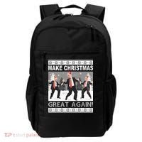 Make Christmas Great Again Trump Dancing Backpack thumb 0