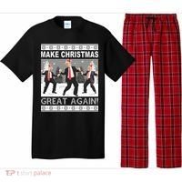 Make Christmas Great Again Trump Dancing Pajama Set thumb 0