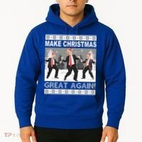 Make Christmas Great Again Trump Dancing Hoodie thumb 2