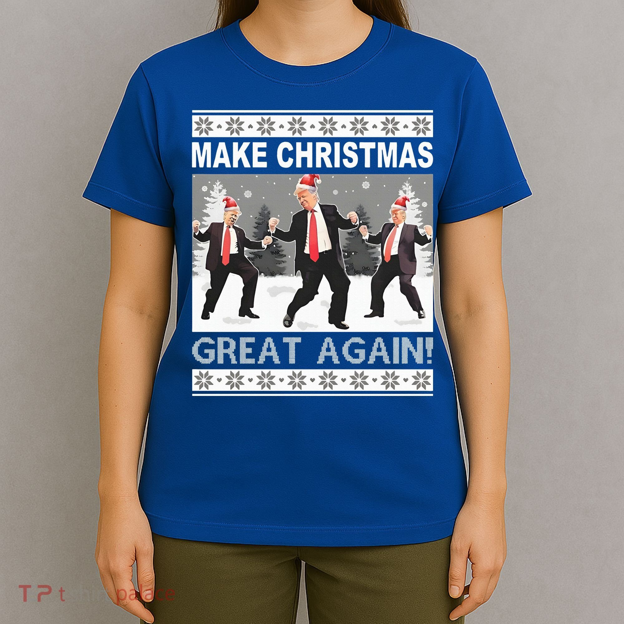 Make Christmas Great Again Trump Dancing T-Shirt