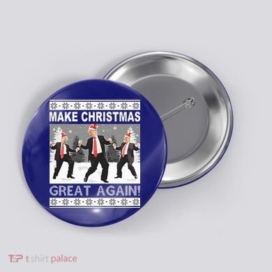 Make Christmas Great Again Trump Dancing Button