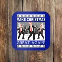 Make Christmas Great Again Trump Dancing Coaster thumb 0