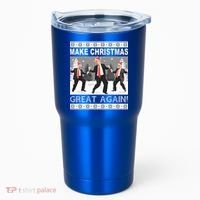 Make Christmas Great Again Trump Dancing Tumbler thumb 0
