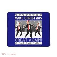 Make Christmas Great Again Trump Dancing Mousepad thumb 0
