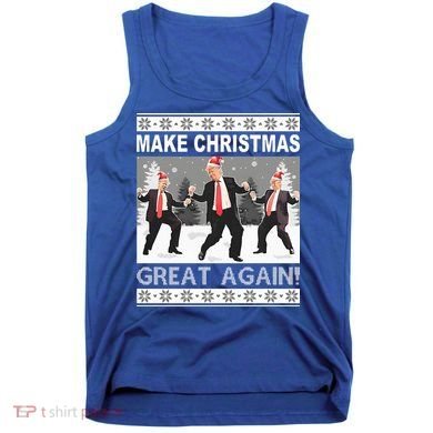 Make Christmas Great Again Trump Dancing Tank Top