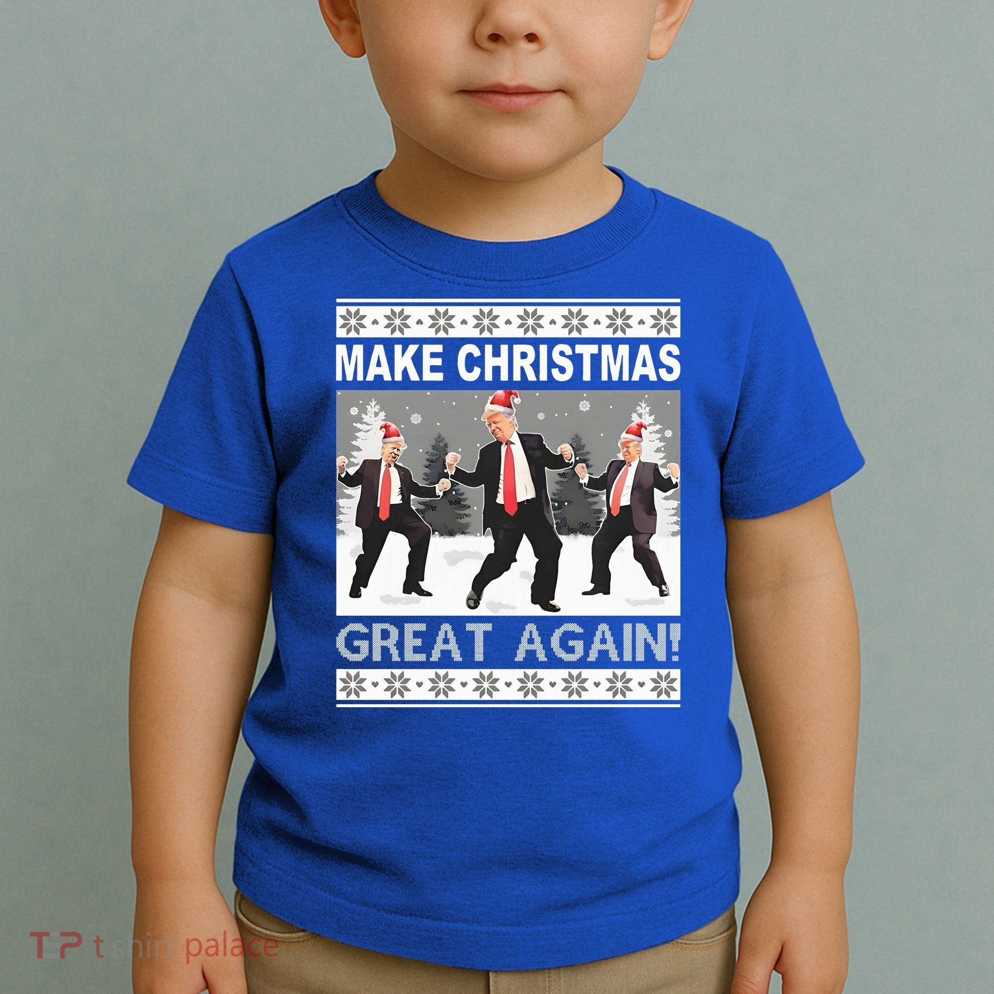 Make Christmas Great Again Trump Dancing Toddler T-Shirt
