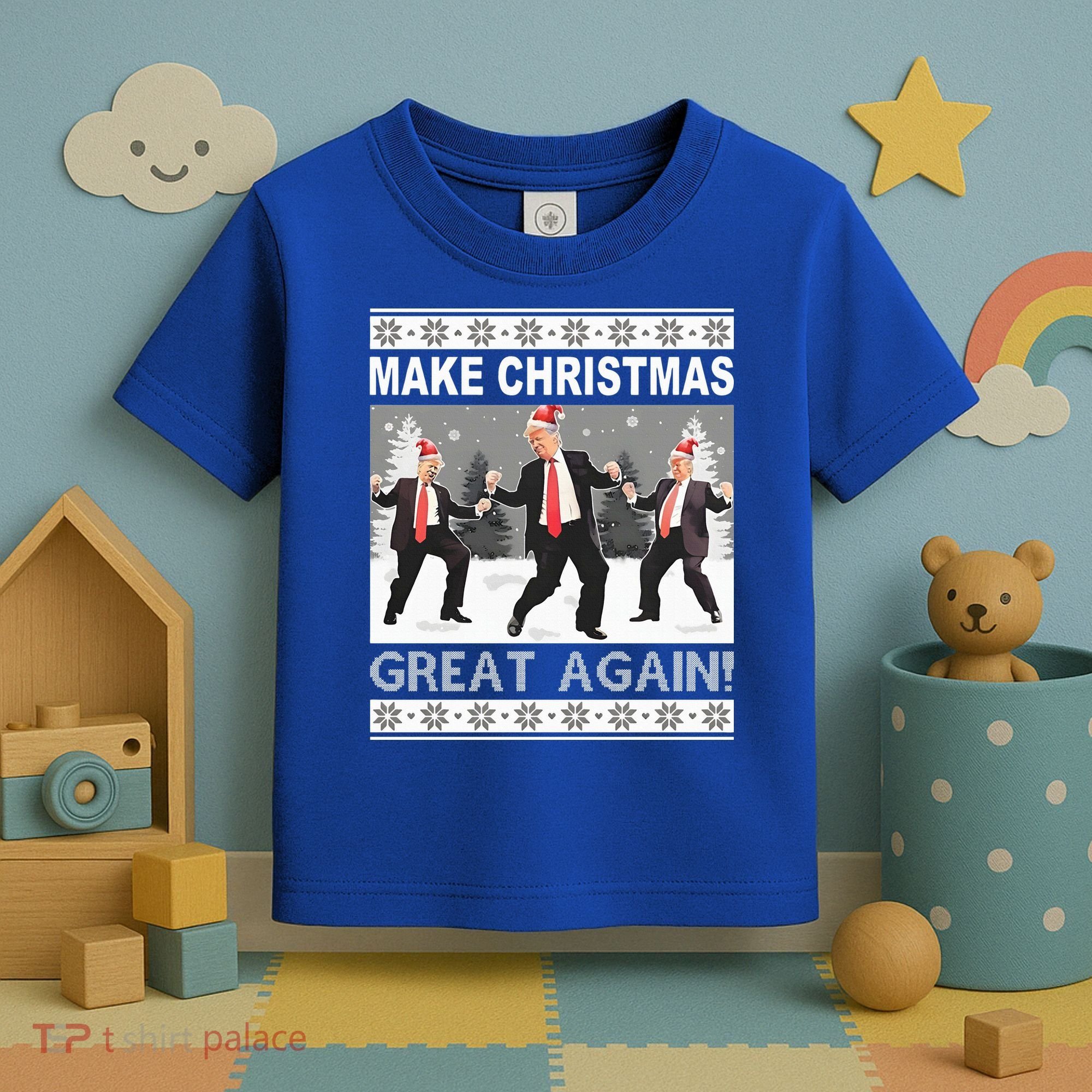 Make Christmas Great Again Trump Dancing Toddler T-Shirt