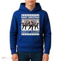 Make Christmas Great Again Trump Dancing Kids Hoodie thumb 4
