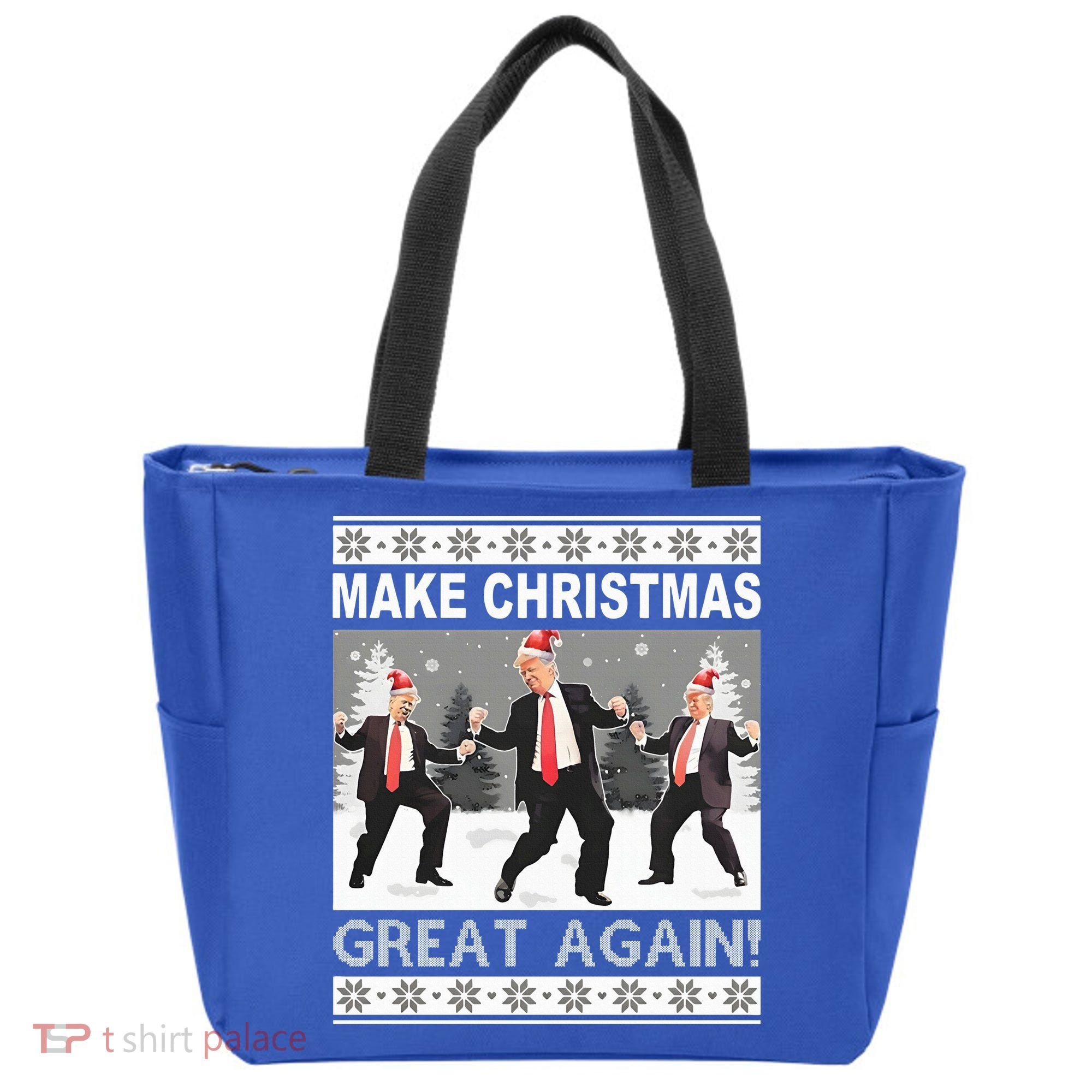 Make Christmas Great Again Trump Dancing Tote Bag