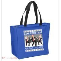Make Christmas Great Again Trump Dancing Tote Bag thumb 2