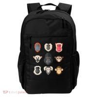 Monkey Chimpanzee Gorilla Spider Monkey Squirrel Monkey Backpack thumb 0