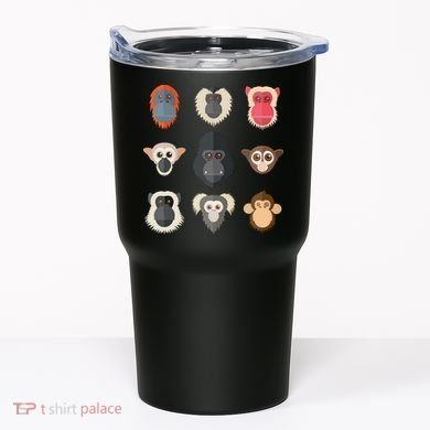 Monkey Chimpanzee Gorilla Spider Monkey Squirrel Monkey Tumbler