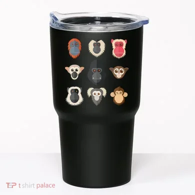 Monkey Chimpanzee Gorilla Spider Monkey Squirrel Monkey Tumbler