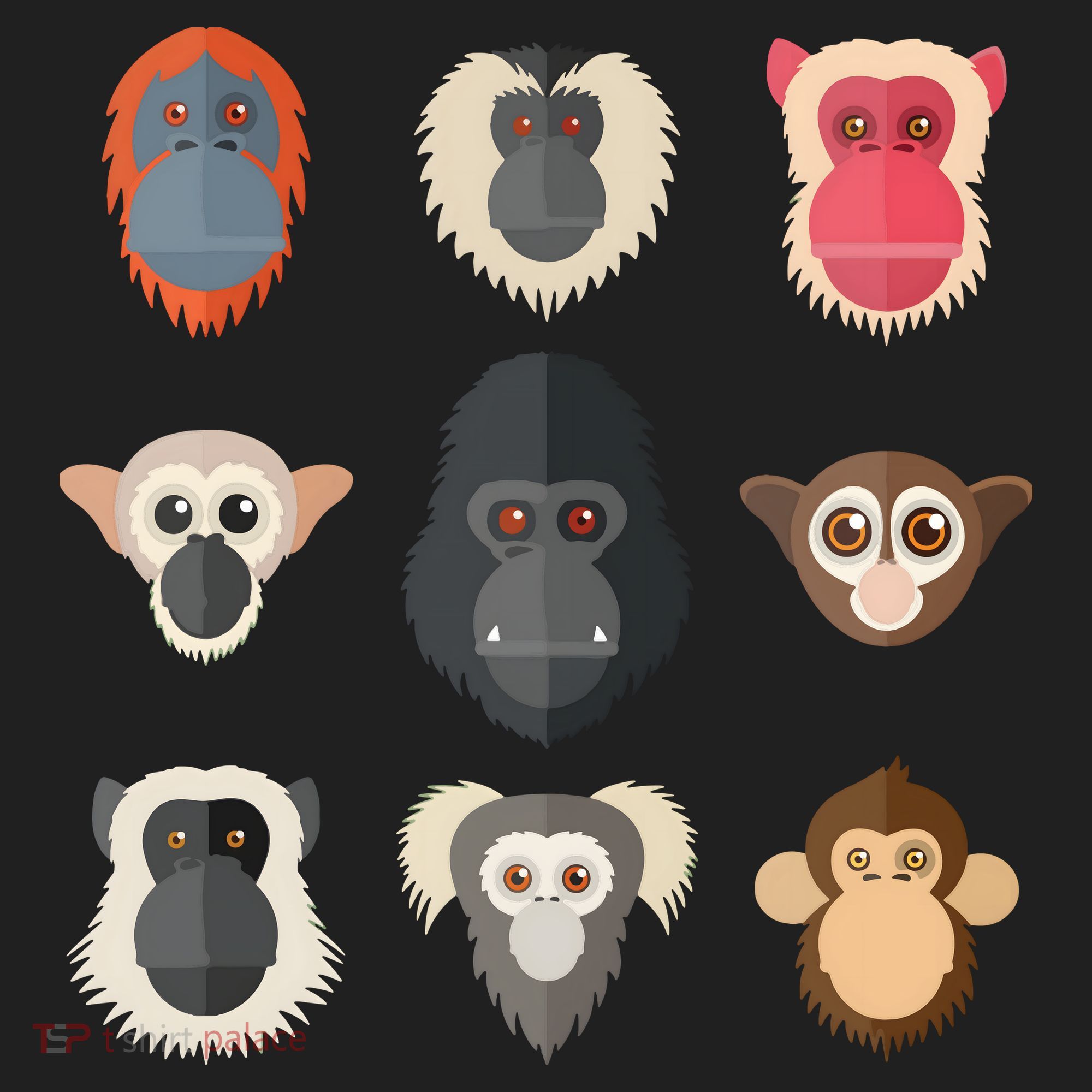 Monkey Chimpanzee Gorilla Spider Monkey Squirrel Monkey Tumbler