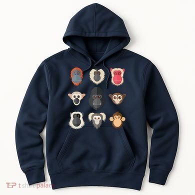 Monkey Chimpanzee Gorilla Spider Monkey Squirrel Monkey Hoodie