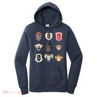 Monkey Chimpanzee Gorilla Spider Monkey Squirrel Monkey Women's Hoodie thumb 0