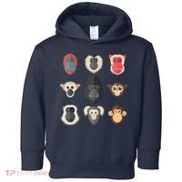 Monkey Chimpanzee Gorilla Spider Monkey Squirrel Monkey Toddler Hoodie thumb 0