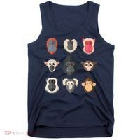 Monkey Chimpanzee Gorilla Spider Monkey Squirrel Monkey Tank Top thumb 0