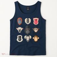 Monkey Chimpanzee Gorilla Spider Monkey Squirrel Monkey Tank Top thumb 2