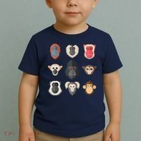 Monkey Chimpanzee Gorilla Spider Monkey Squirrel Monkey Toddler T-Shirt thumb 2