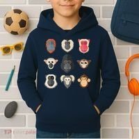 Monkey Chimpanzee Gorilla Spider Monkey Squirrel Monkey Kids Hoodie thumb 2