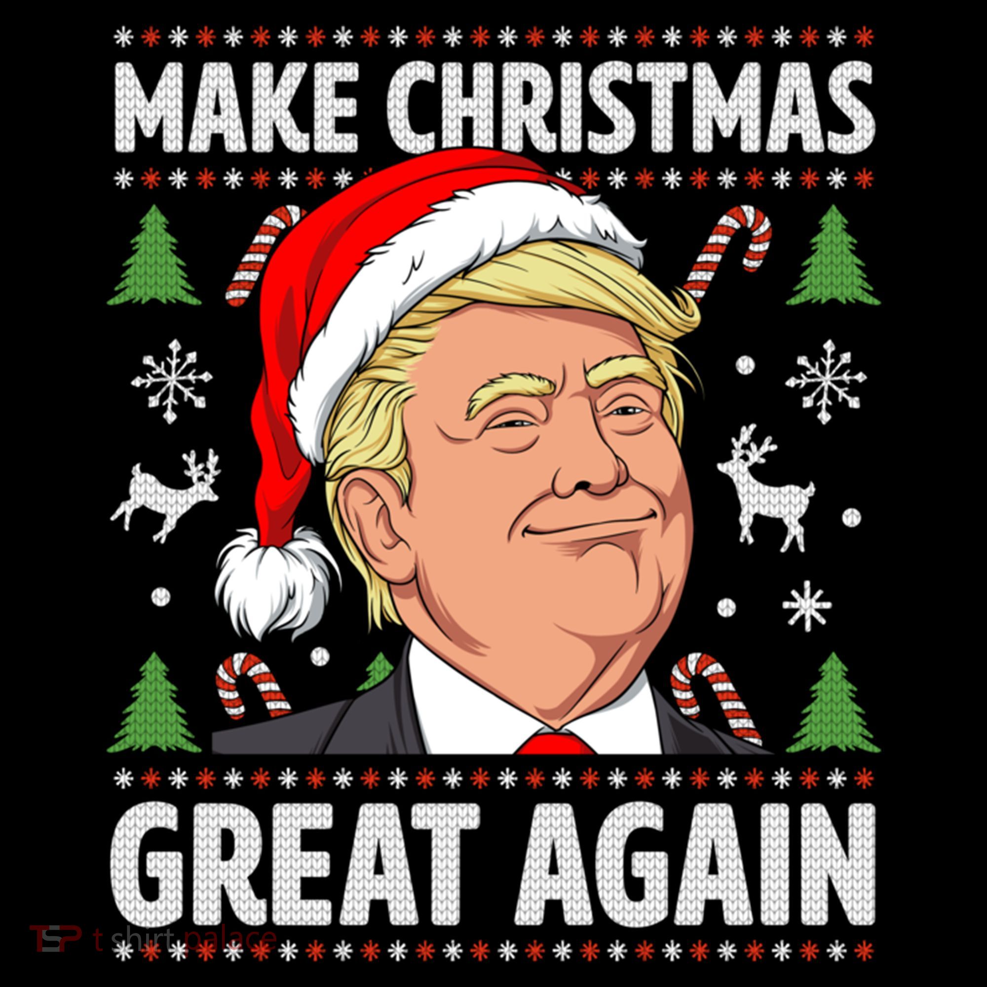 Make Christmas Great Again Funny Trump Ugly Christmas Gift Coffee Mug