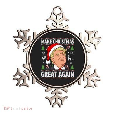Make Christmas Great Again Funny Trump Ugly Christmas Gift Ornament