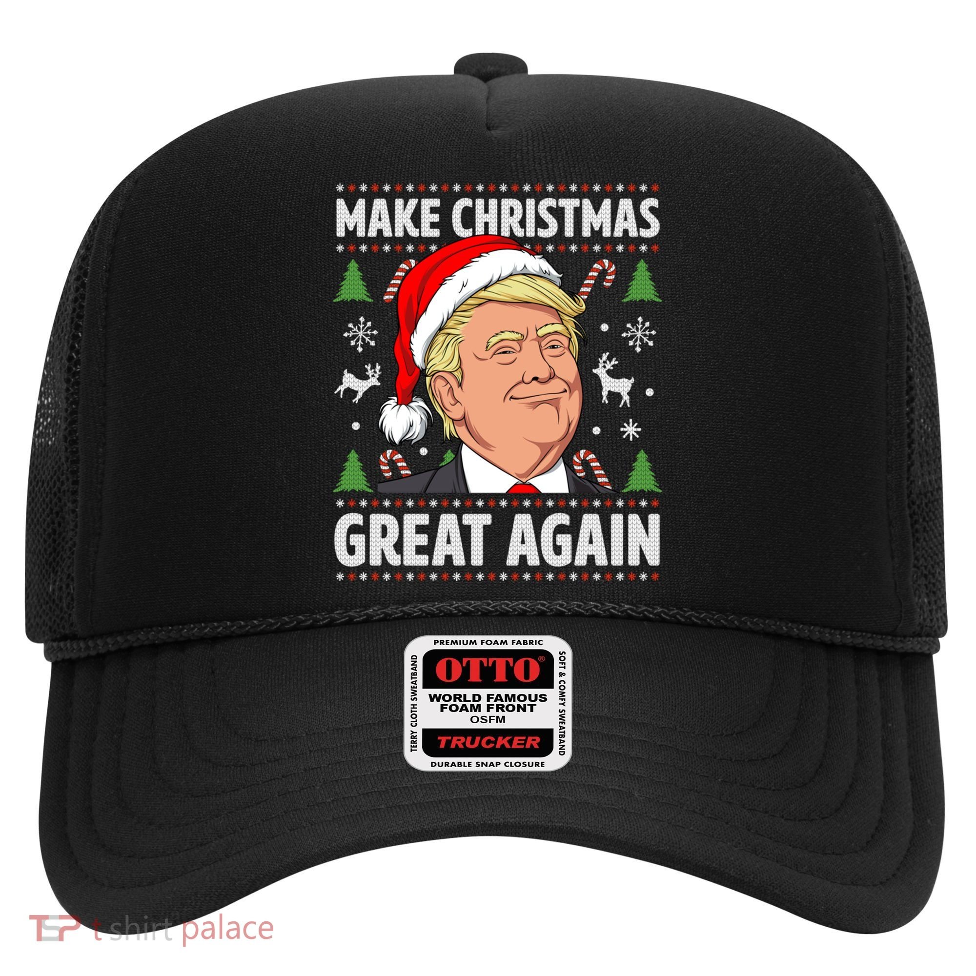 Make Christmas Great Again Funny Trump Ugly Christmas Gift Hat