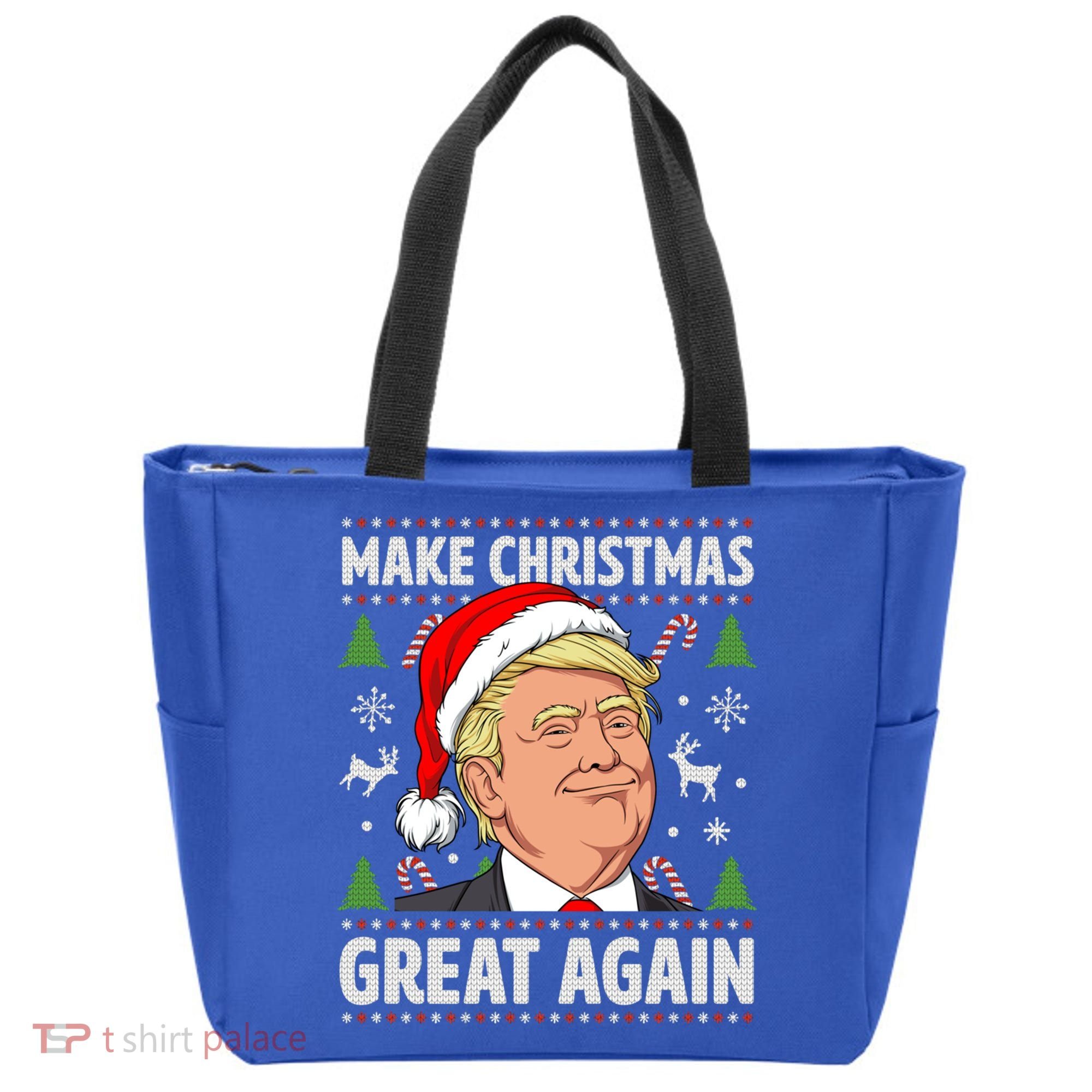 Make Christmas Great Again Funny Trump Ugly Christmas Gift Tote Bag