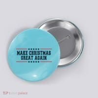 Make Christmas Great Again Funny Xmas Christmas Pajamas Gift Button thumb 0