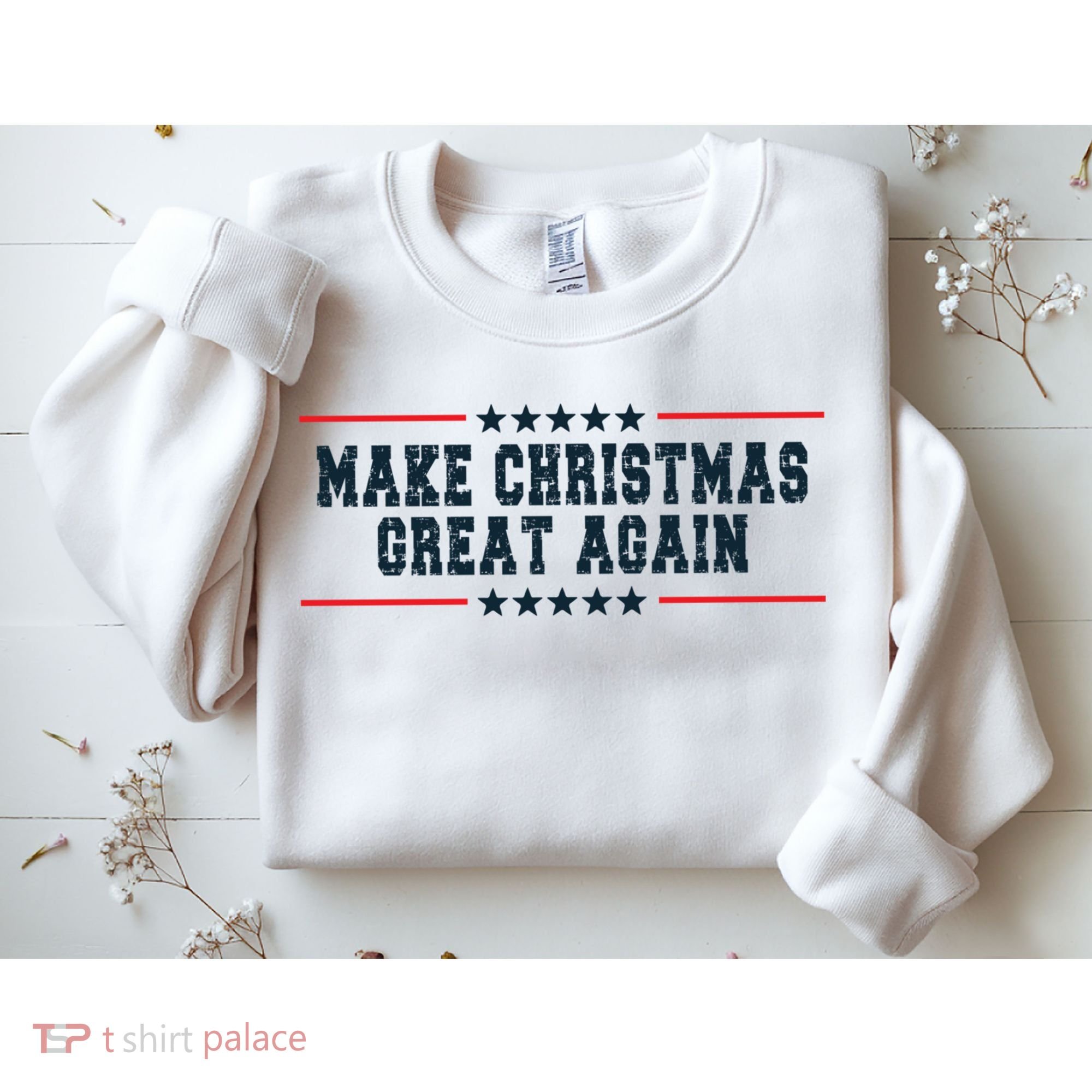 Make Christmas Great Again Funny Xmas Christmas Pajamas Gift Sweatshirt