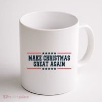 Make Christmas Great Again Funny Xmas Christmas Pajamas Gift Coffee Mug thumb 1