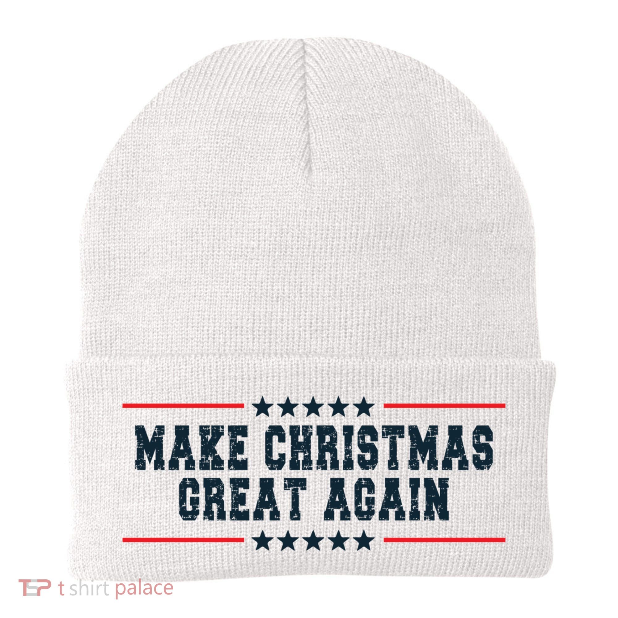 Make Christmas Great Again Funny Xmas Christmas Pajamas Gift Beanie