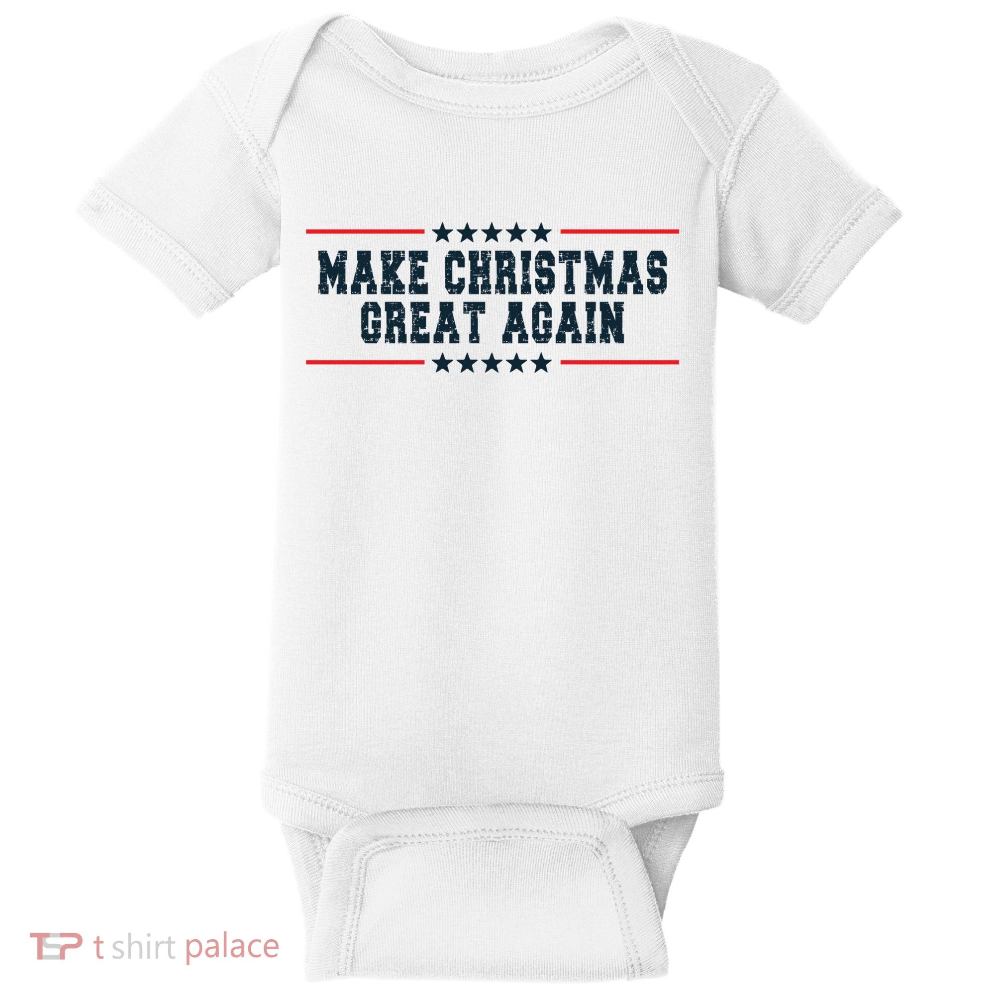 Make Christmas Great Again Funny Xmas Christmas Pajamas Gift Baby Bodysuit
