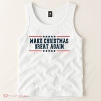 Make Christmas Great Again Funny Xmas Christmas Pajamas Gift Tank Top thumb 2