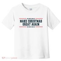 Make Christmas Great Again Funny Xmas Christmas Pajamas Gift Toddler T-Shirt thumb 0
