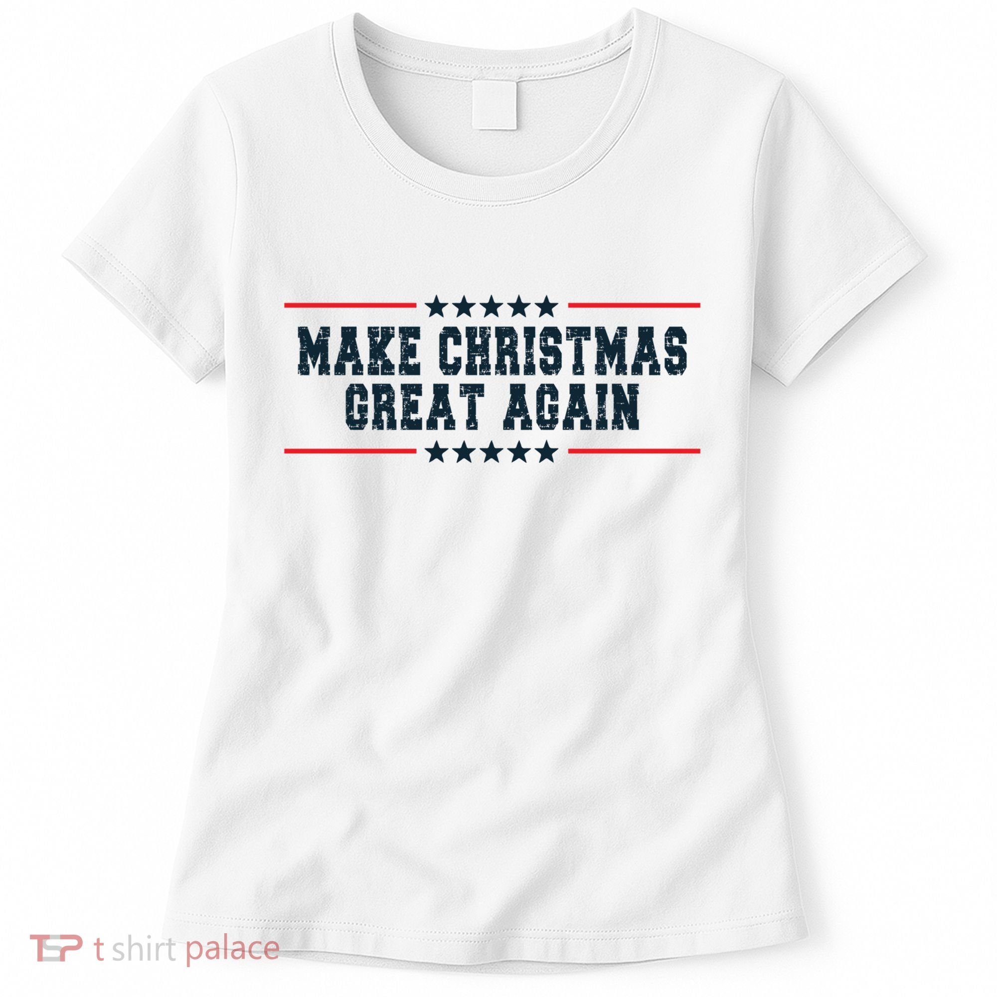 Make Christmas Great Again Funny Xmas Christmas Pajamas Gift Women's T-Shirt