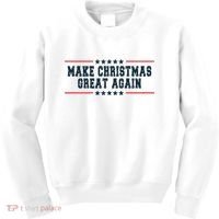 Make Christmas Great Again Funny Xmas Christmas Pajamas Gift Kids Sweatshirt thumb 0