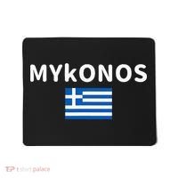 Mykonos City Greece Greek Flag Print Mousepad thumb 0