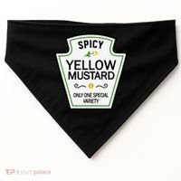 Mustard Condiments Group Halloween Costumes USA-Made Doggie Bandana thumb 0