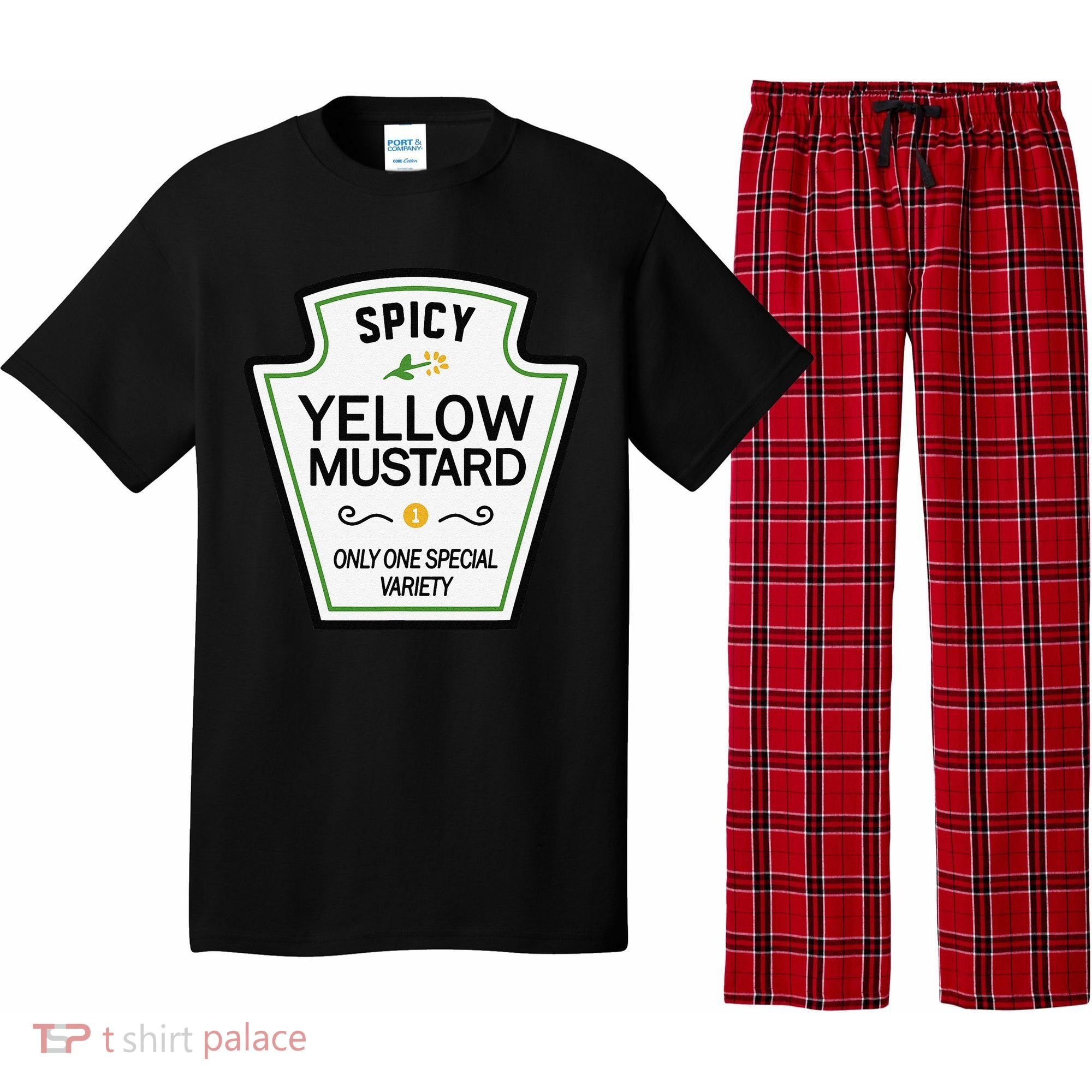 Mustard Condiments Group Halloween Costumes Pajama Set