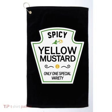 Mustard Condiments Group Halloween Costumes Golf Towel