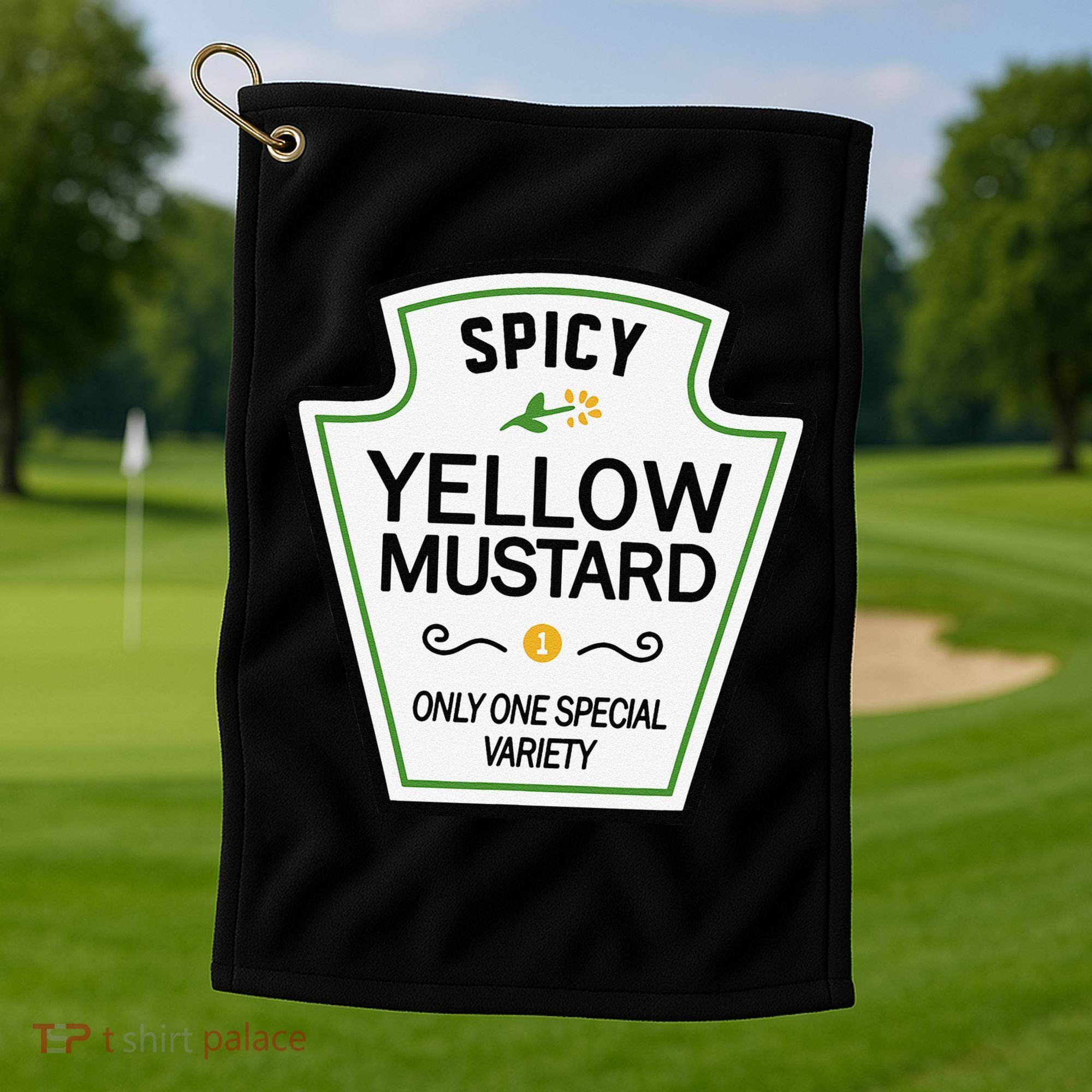 Mustard Condiments Group Halloween Costumes Golf Towel